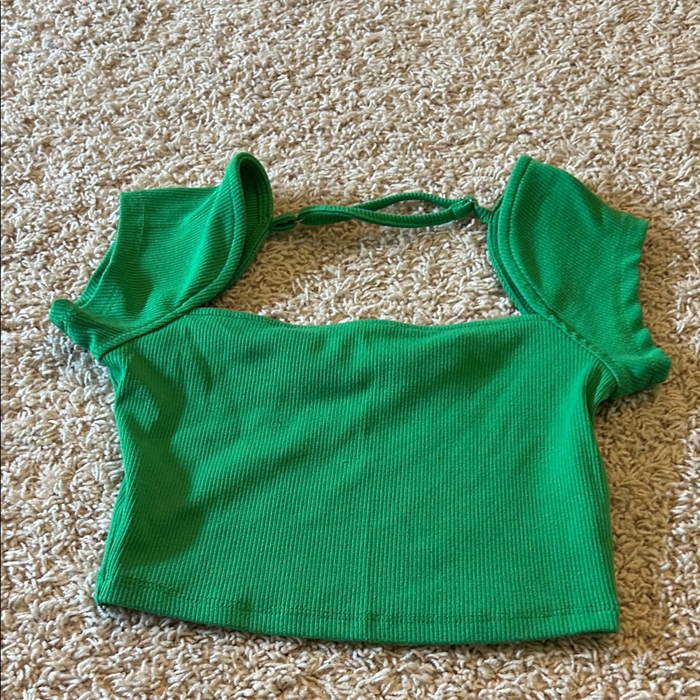 Green Women's Top